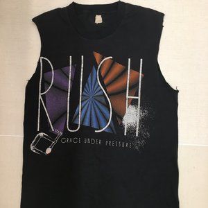 Vintage RUSH 1984 Grace Under Pressure Tour shirt in MINT condition